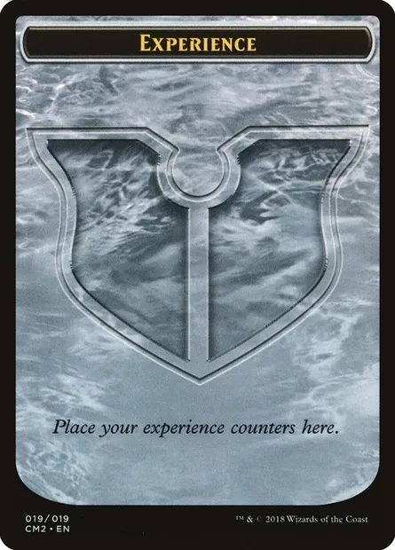 Experience, carte Magic TCM2 19 — extension Commander Anthology Volume II Tokens