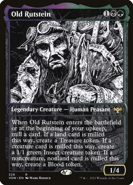 Old Rutstein, Magic card VOW 326 — Innistrad: Crimson Vow set
