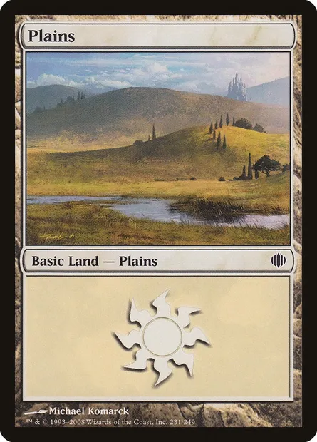 Plains, Magic card ALA 231 — Shards of Alara set