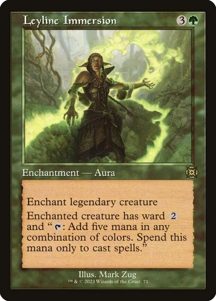 Leyline Immersion, Magic card MAT 71 — March of the Machine: The Aftermath set