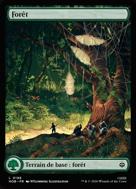 Forêt, carte Magic HOB 198 — extension The Hobbit