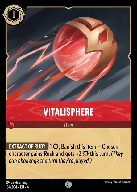 Vitalisphere, Disney Lorcana card CH4-134 — Ursula's Return set