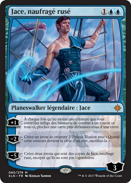 Jace, naufragé rusé, carte Magic XLN 60 — extension Ixalan