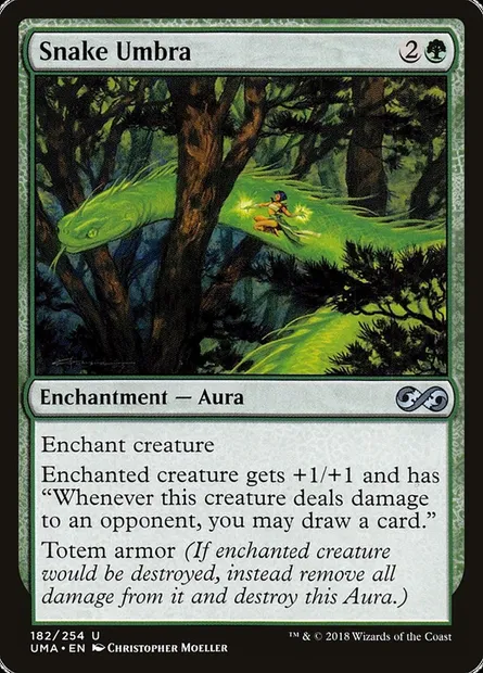 Ombre de serpent, carte Magic UMA 182 — extension Ultimate Masters
