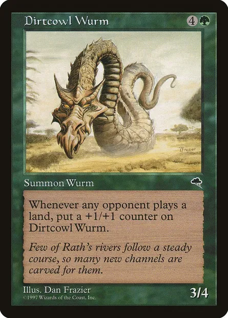 Guivre des tourbes, carte Magic TMP 221 — extension Tempête