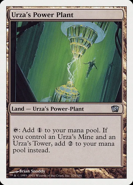 Centrale énergétique d'Urza, carte Magic 8ED 329 — extension Huitième Edition