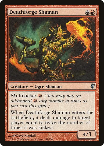 Shamane forgemort, carte Magic CNS 141 — extension Conspiration