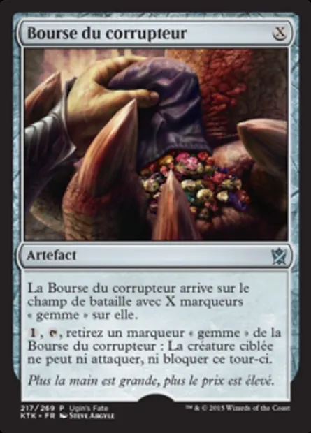 Bourse du corrupteur, carte Magic UGIN 217 — extension Ugin's Fate