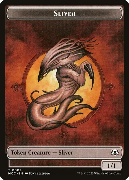 Sliver, Magic card TMOC 2 — March of the Machine Commander Tokens set
