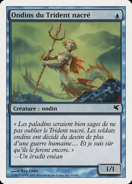 Merfolk of the Pearl Trident, Magic card PSAL E43 — Salvat 2005 set