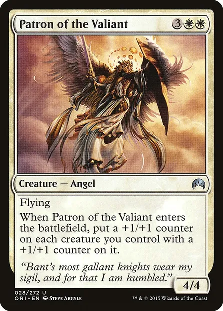 Patron of the Valiant, Magic card ORI 28 — Magic Origins set