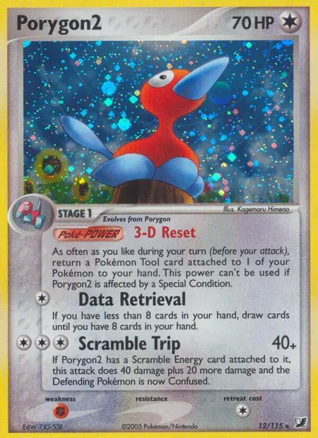 Porygon2, Pokémon card UF 12 — Unseen Forces set