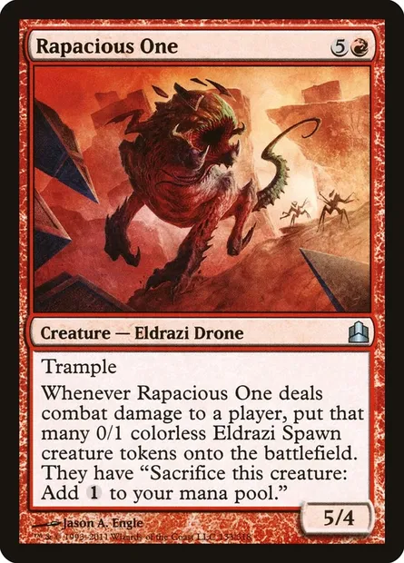 Rapacious One, Magic card CMD 133 — Commander 2011 set