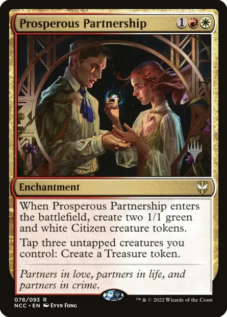 Prosperous Partnership, Magic card PNCC 78p — New Capenna Commander Promos set