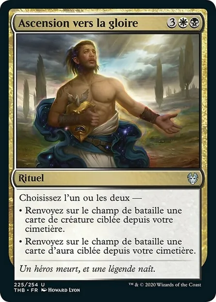 Ascension vers la gloire, carte Magic THB 225 — extension Theros Beyond Death