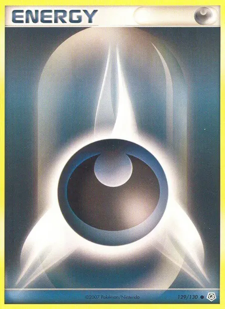 Darkness Energy, Pokémon card DP 129 — Diamond & Pearl set