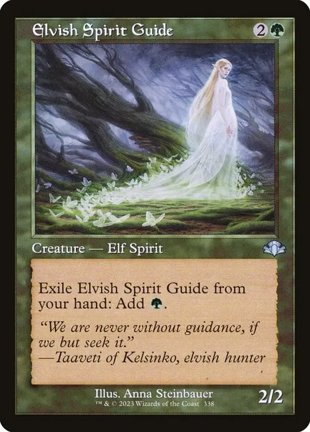 Elvish Spirit Guide, Magic card DMR 338 — Dominaria Remastered set