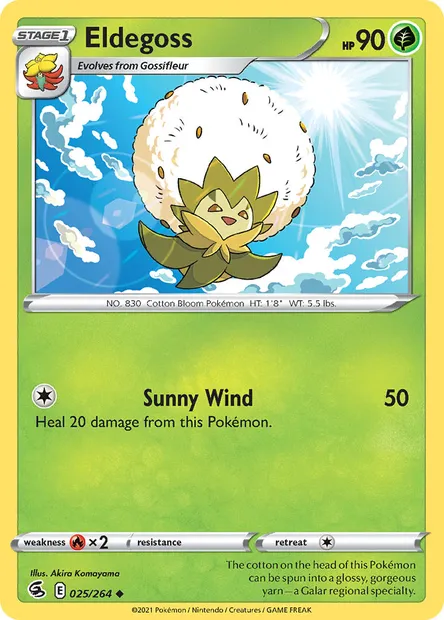 Eldegoss, Pokémon card FST 25 — Fusion Strike set
