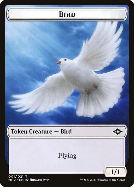 Bird, carte Magic TMH2 1 — extension Modern Horizons 2 Tokens