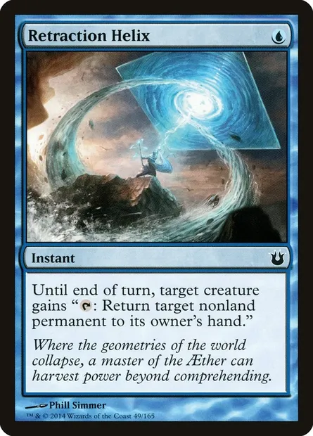 Retraction Helix, Magic card BNG 49 — Born of the Gods set