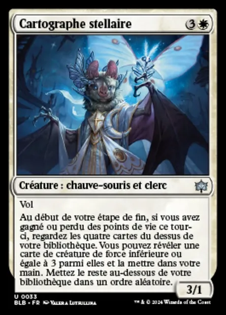 Cartographe stellaire, carte Magic BLB 33 — extension Bloomburrow