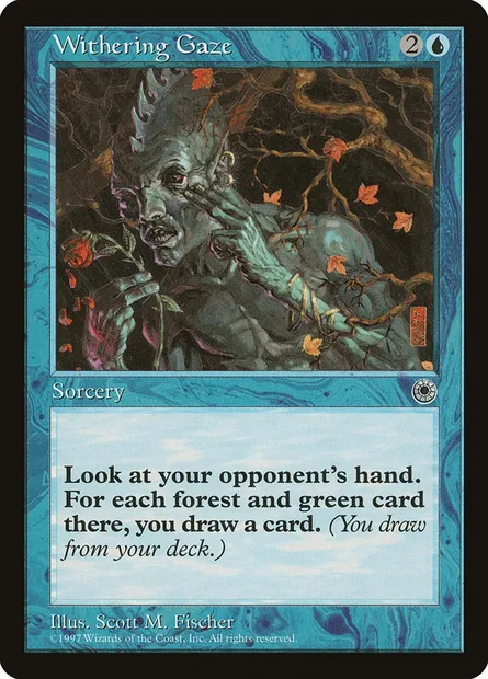 Withering Gaze, Magic card POR 78 — Portal set