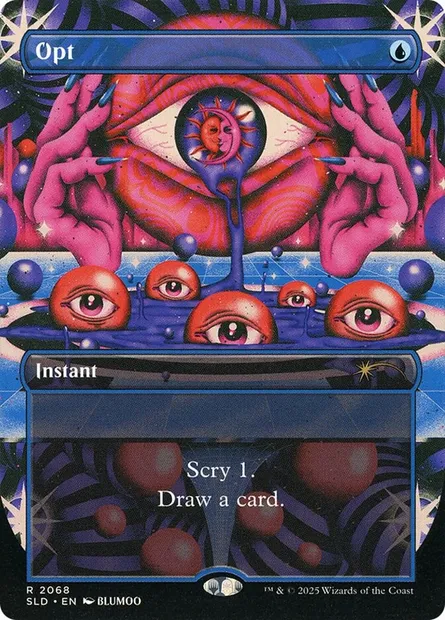 Option, carte Magic SLD 2068 — extension Secret Lair Drop