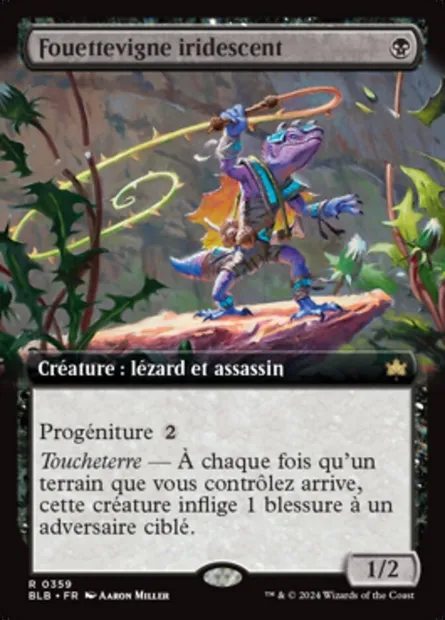 Fouettevigne iridescent, carte Magic BLB 359 — extension Bloomburrow
