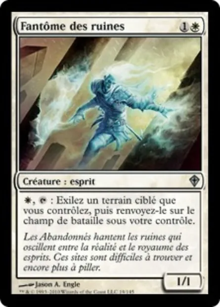 Fantôme des ruines, carte Magic WWK 19 — extension Worldwake