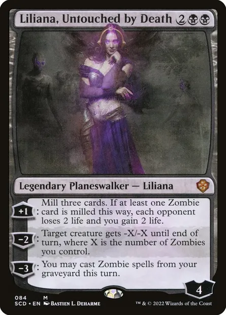 Liliana, Untouched by Death, Magic card SCD 84 — Starter Commander Decks set
