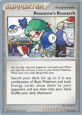 La recherche de Rose, carte Pokémon WCD10 125 — extension World Championship Decks 2010