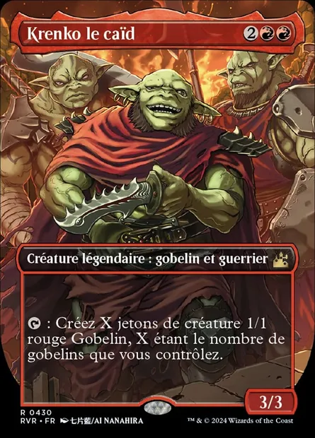 Krenko le caïd, carte Magic RVR 430 — extension Ravnica Remastered