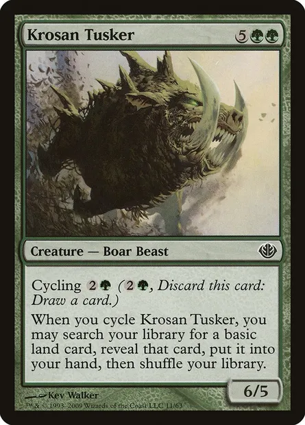 Terrocorne krosian, carte Magic DDD 11 — extension Duel Decks: Garruk vs. Liliana