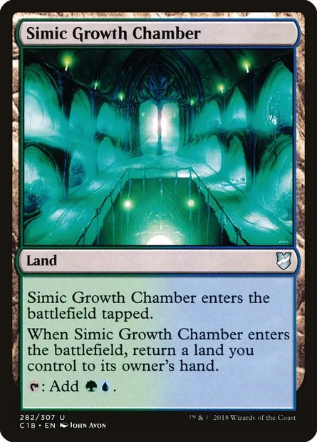 Simic Growth Chamber, Magic card C18 282 — Commander 2018 set