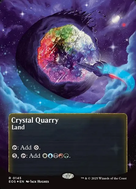 Crystal Quarry, Magic card EOS 145 — Edge of Eternities: Stellar Sights set