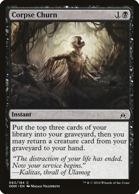 Corpse Churn, Magic card OGW 83 — Oath of the Gatewatch set