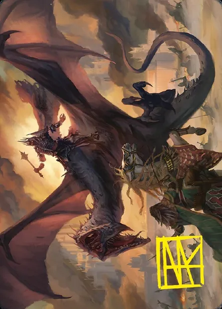 Witch-king, Bringer of Ruin // Witch-king, Bringer of Ruin, Magic card ALTR 34 — Tales of Middle-earth Art Series set