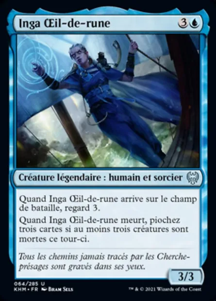 Inga Œil-de-rune, carte Magic KHM 64 — extension Kaldheim