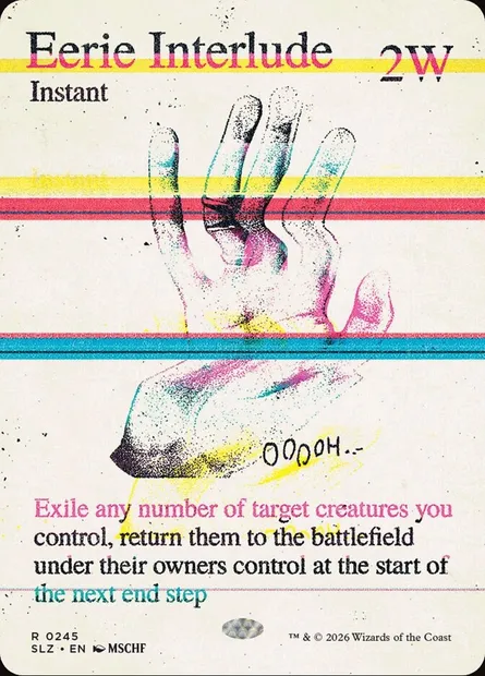 Eerie Interlude, Magic card SLZ 245 — The Zeta Set set