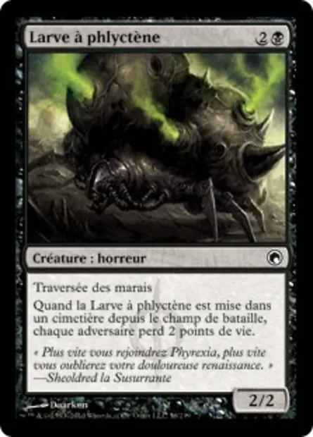 Larve à phlyctène, carte Magic SOM 56 — extension Cicatrices de Mirrodin