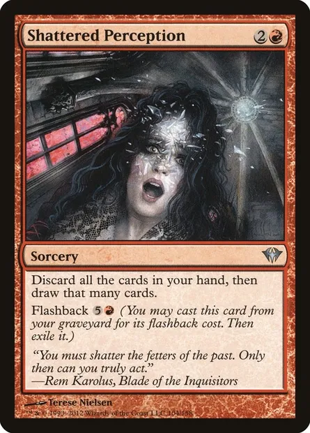 Shattered Perception, Magic card DKA 104 — Dark Ascension set