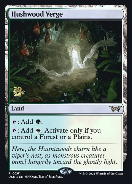 Orée de Mornebois, carte Magic PDSK 261s — extension Duskmourn: House of Horror Promos