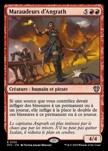Maraudeurs d'Angrath, carte Magic OTC 153 — extension Outlaws of Thunder Junction Commander