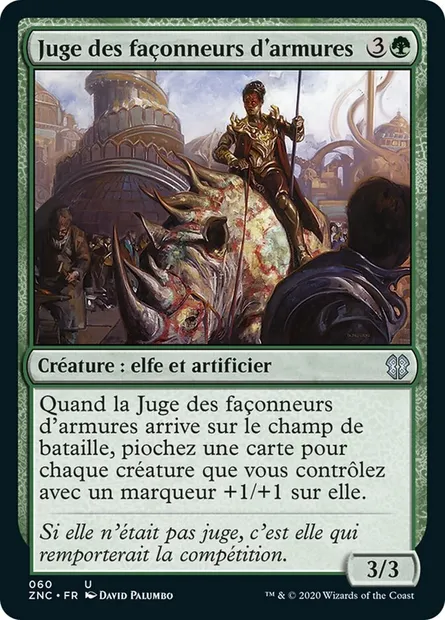 Juge des façonneurs d'armures, carte Magic ZNC 60 — extension Zendikar Rising Commander