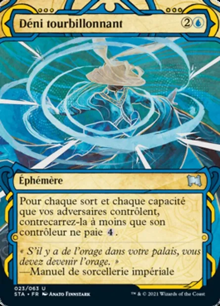 Déni tourbillonnant, carte Magic STA 23 — extension Strixhaven Mystical Archive