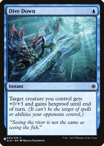 Plongée, carte Magic PLST XLN-53 — extension The List