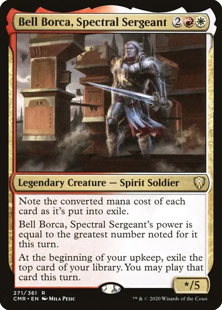 Bell Borca, Spectral Sergeant, Magic card CMR 271 — Commander Legends set