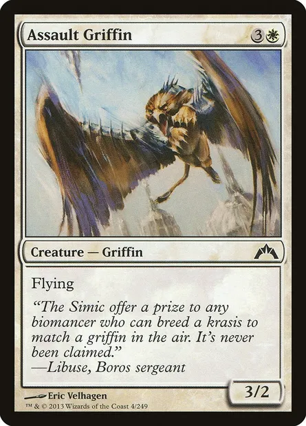 Assault Griffin, Magic card GTC 4 — Gatecrash set