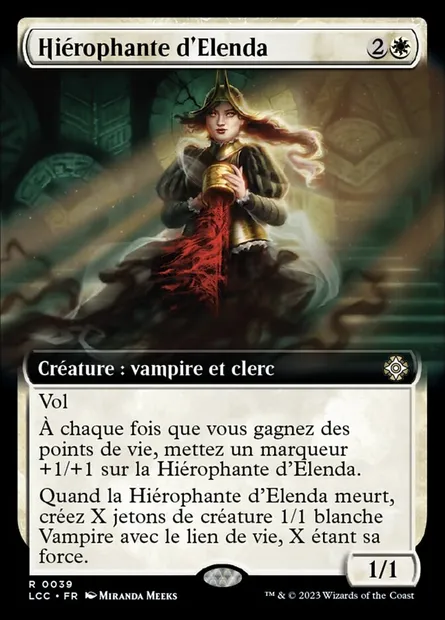 Hiérophante d'Elenda, carte Magic LCC 39 — extension The Lost Caverns of Ixalan Commander