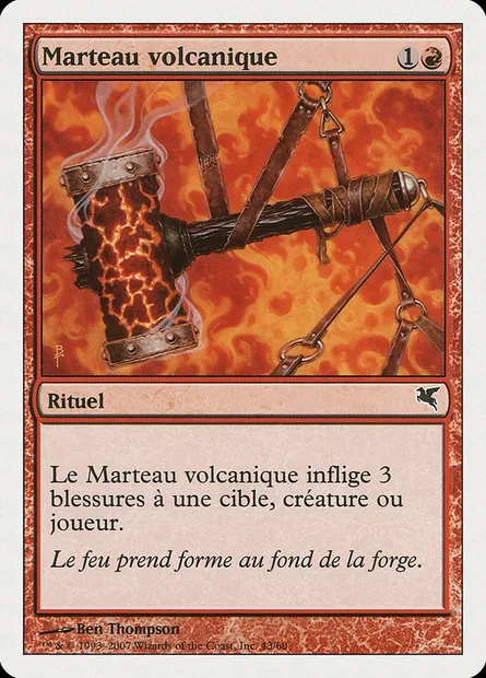 Marteau volcanique, carte Magic PSAL C43 — extension Salvat 2005